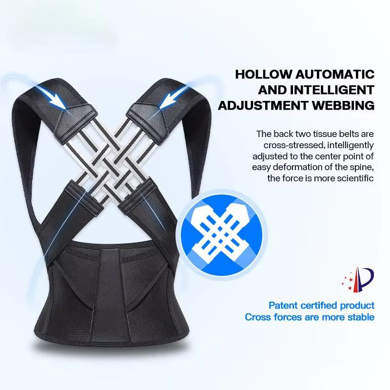 Adjustable Posture Corrector — Back Support Belt for Men & Women