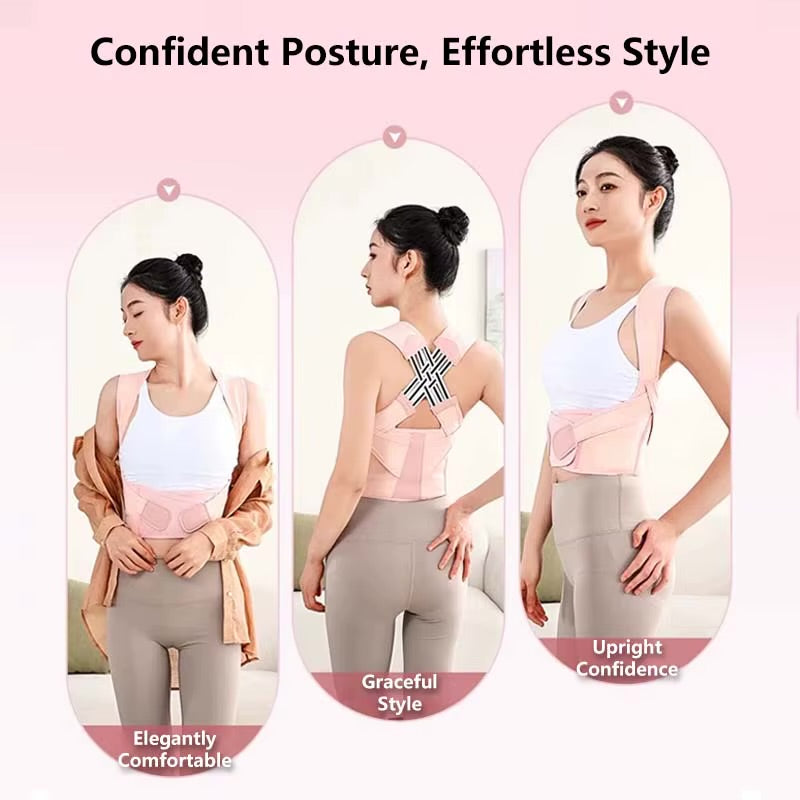 Adjustable Posture Corrector — Back Support Belt for Men & Women
